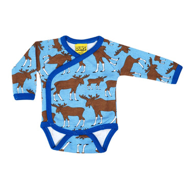 DUNS Sweden Kimono Body LS Moose Blue - little-tiger-togs