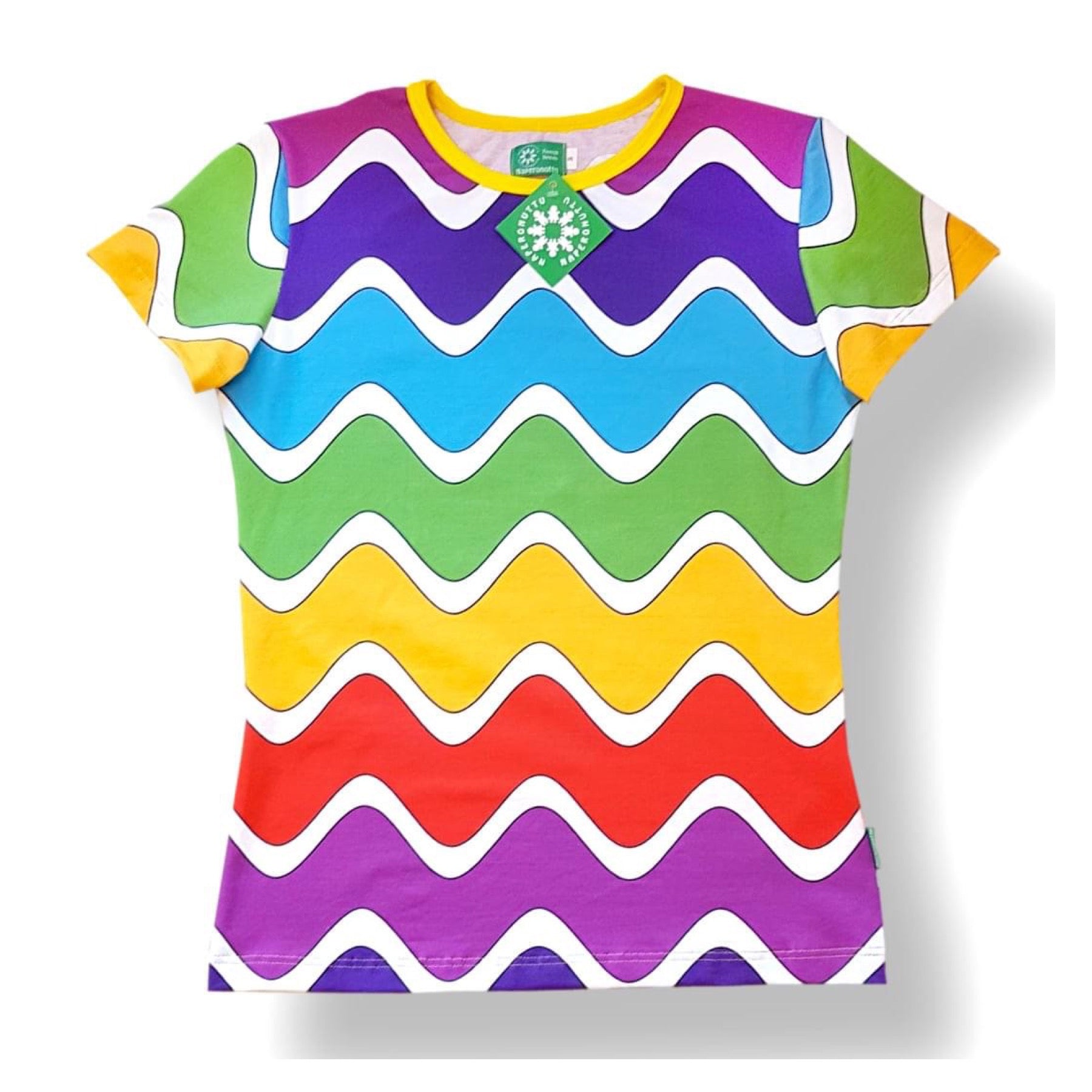 Naperonuttu Shirt SS Rainbow Waves (Adults - Ladies)