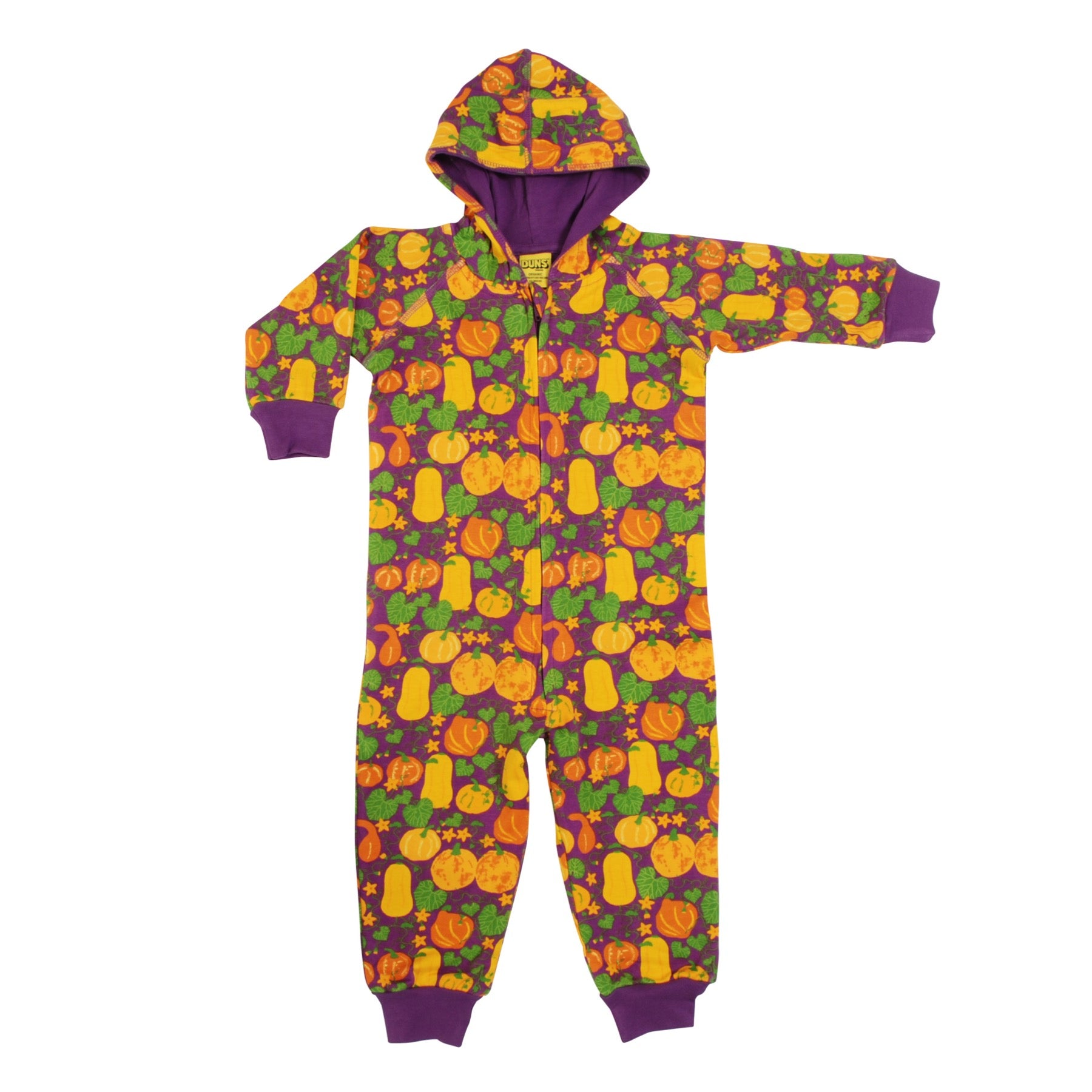 DUNS Sweden Lined Suit with Hood Cucurbits Bright Violet