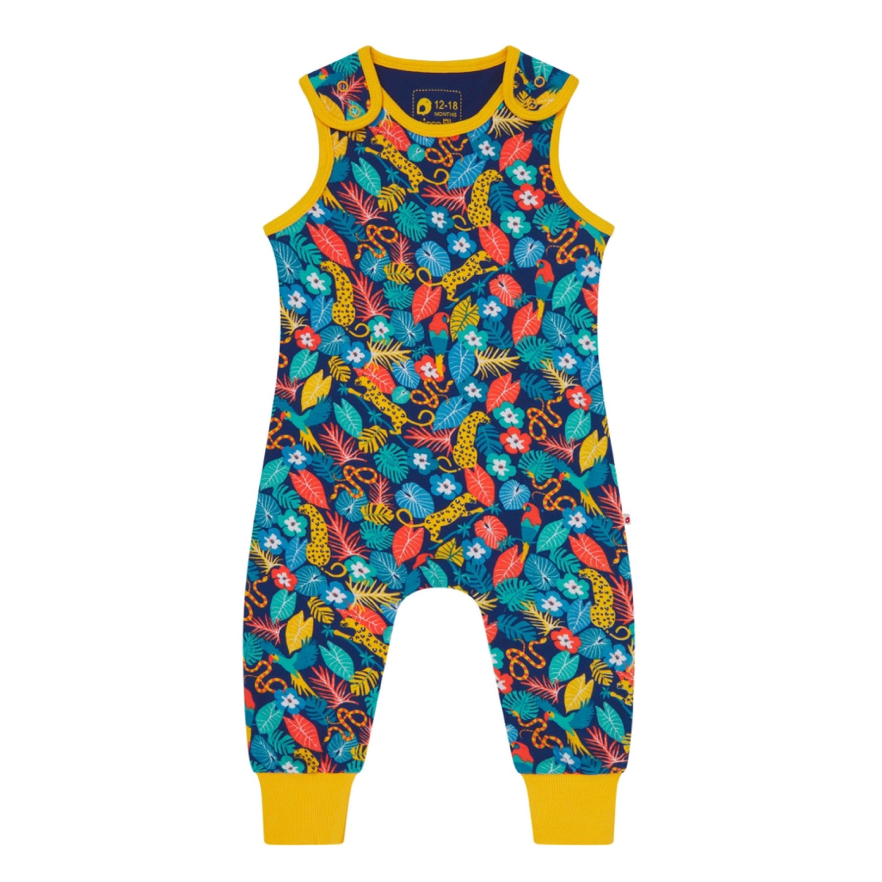 Piccalilly Dungarees Tropic