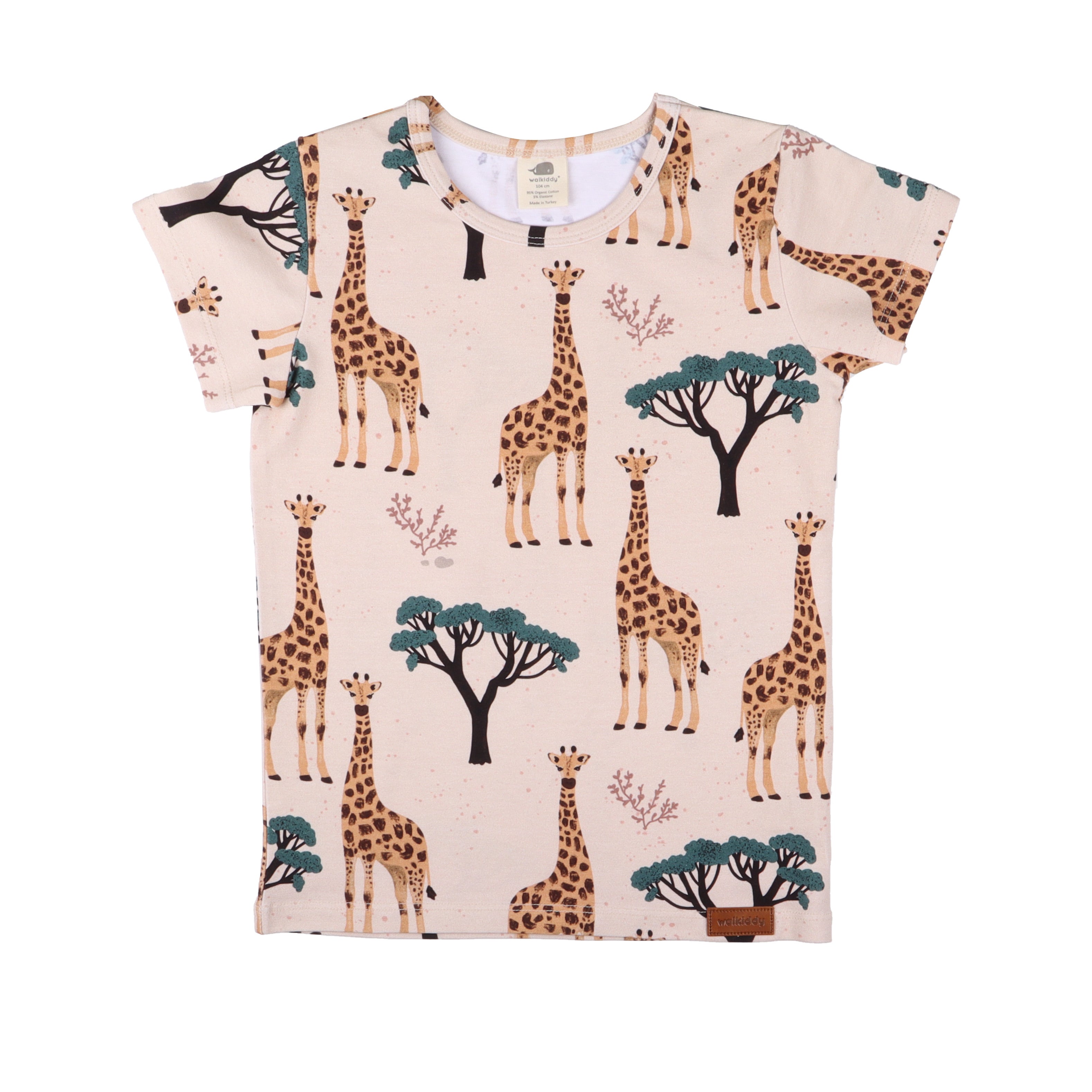 Walkiddy T-Shirt SS Giraffes