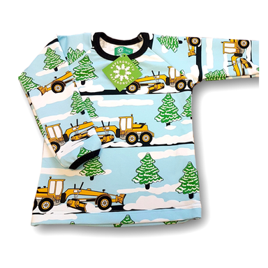 Naperonuttu Shirt LS Snowplough (French Terry),little-tiger-togs.