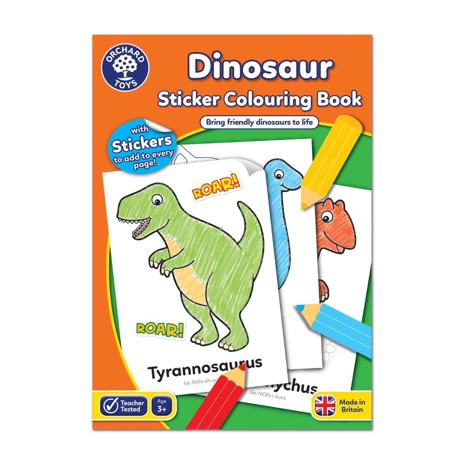 Orchard Toys Dinosaurs Colouring Book