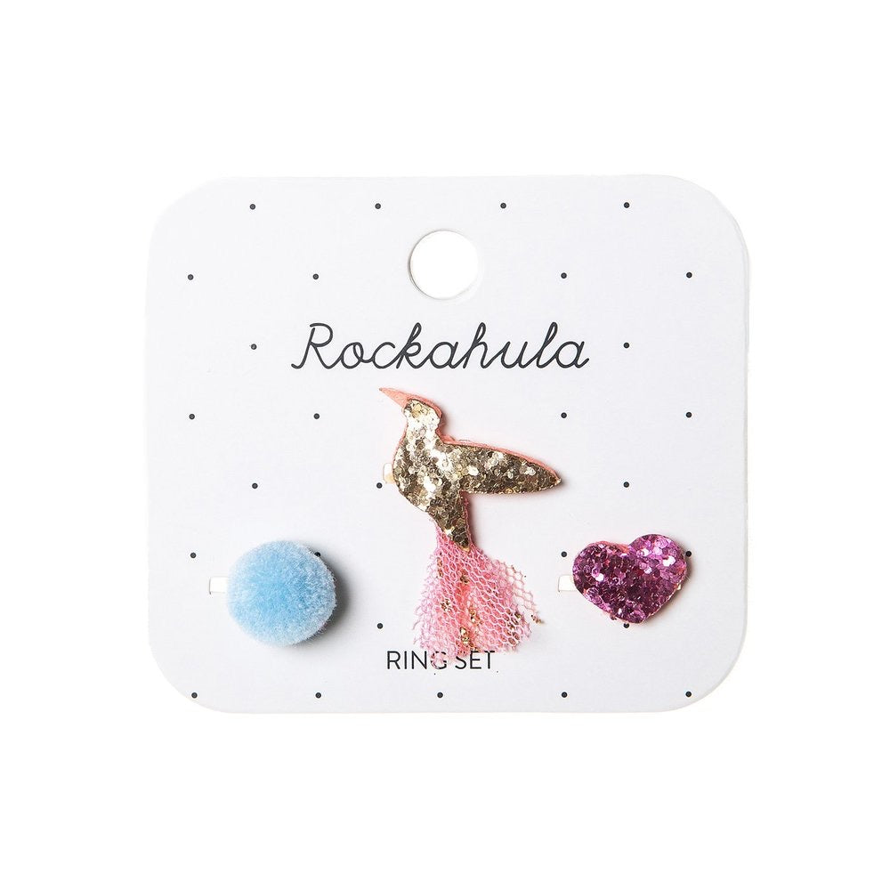 Rockahula Kids Hummingbird Ring Set,little-tiger-togs.