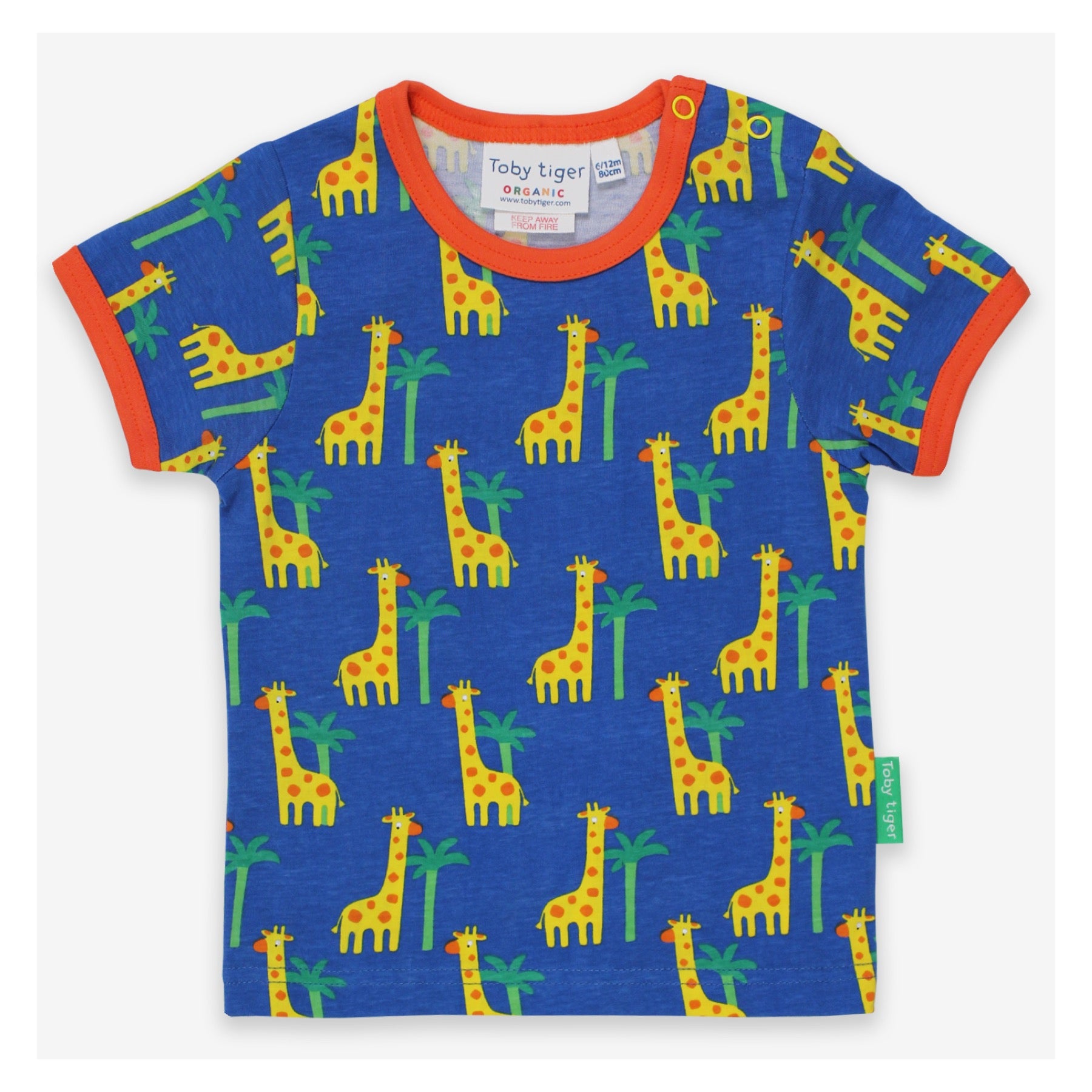Toby Tiger T-Shirt SS Giraffe