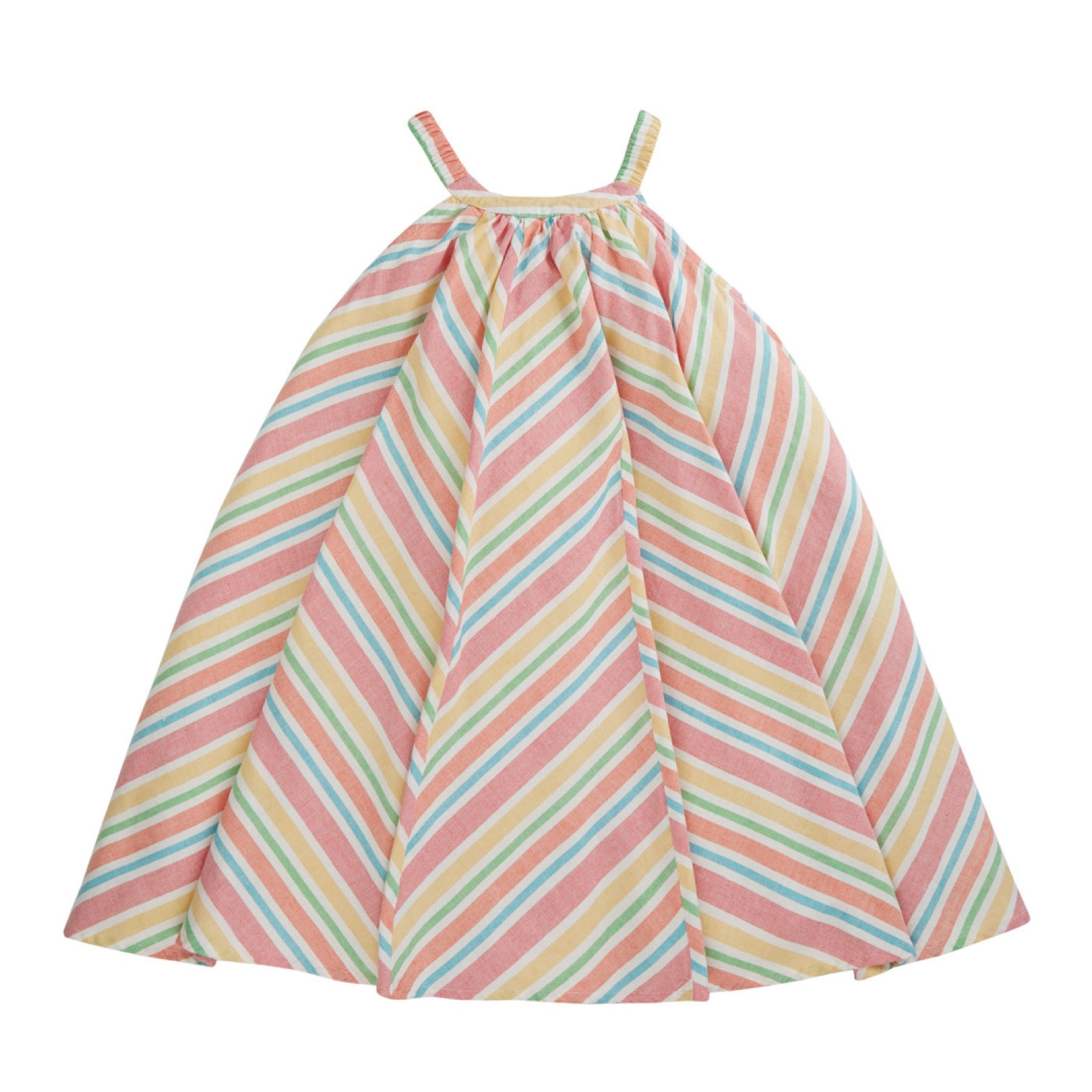 Frugi Tallulah Trapeze Dress, Beach Stripe