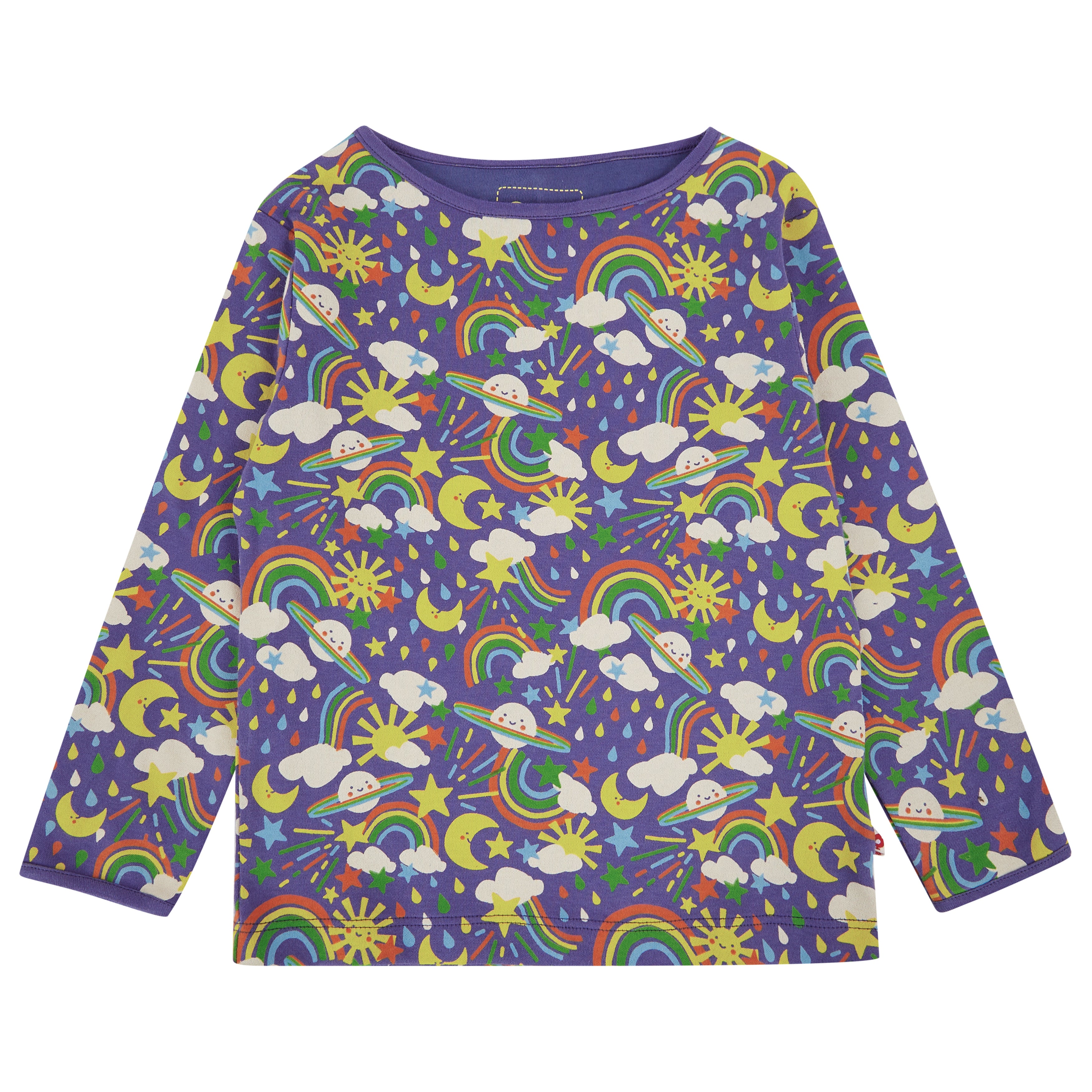 Piccalilly Fitted Top LS Cosmic Weather