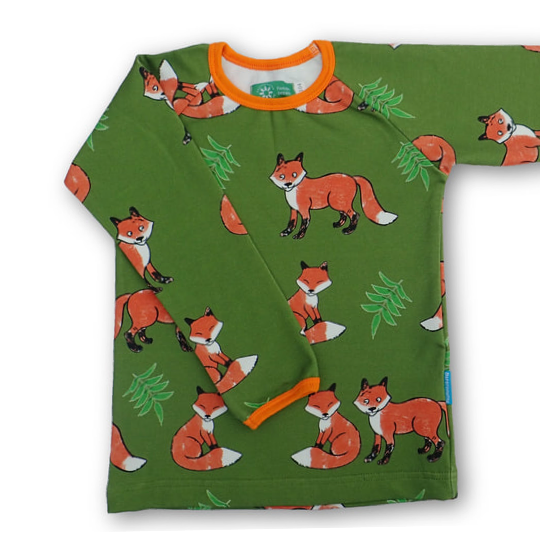 Naperonuttu Shirt LS Fox (French Terry),little-tiger-togs.