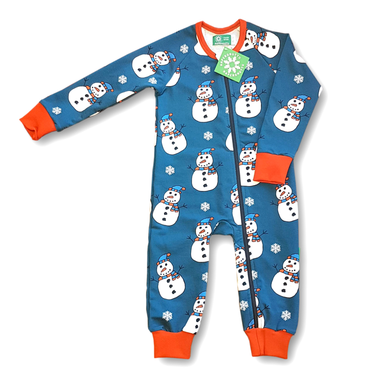 Naperonuttu Jumpsuit Snowman (French Terry),little-tiger-togs.