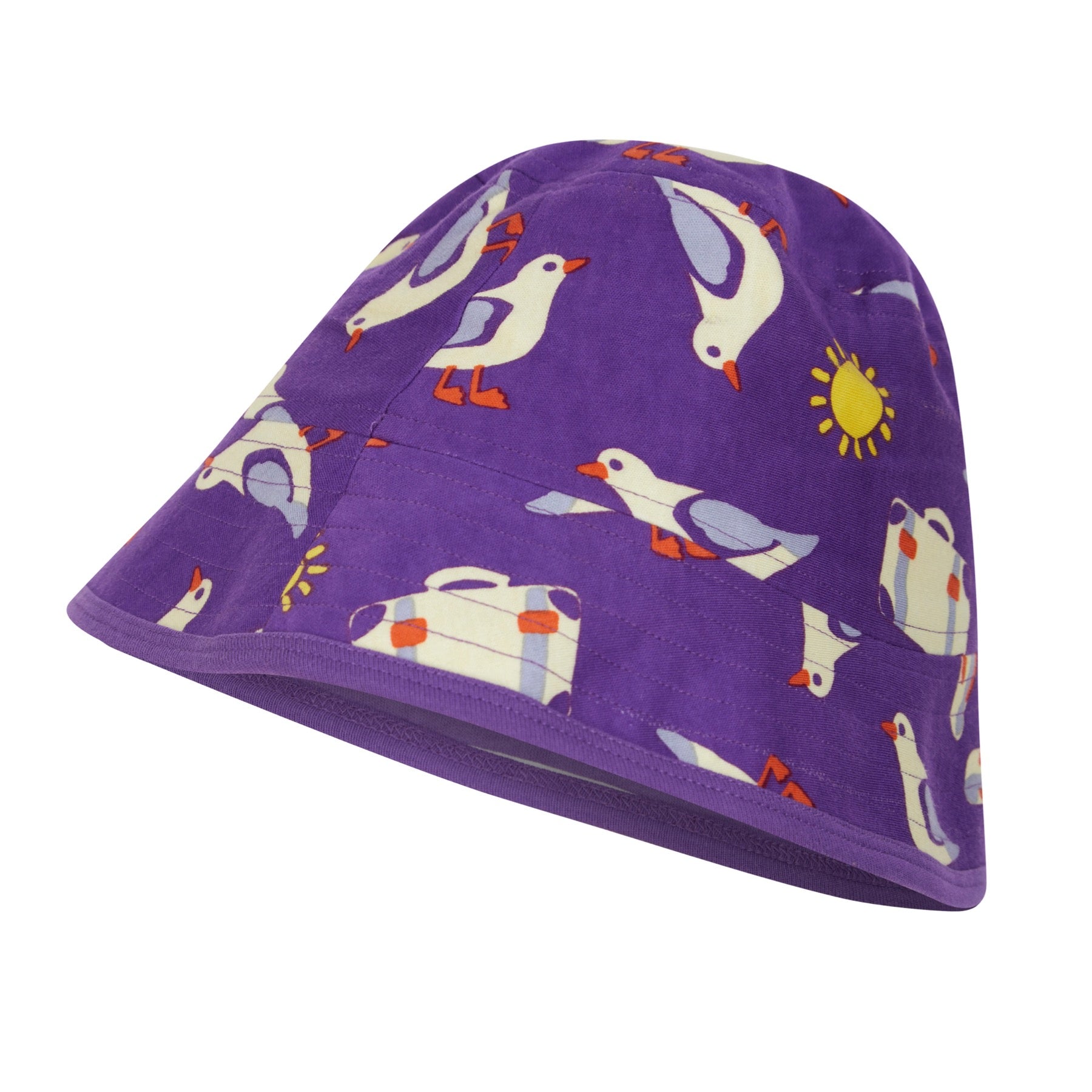 Piccalilly Reversible Sun Hat Seagulls