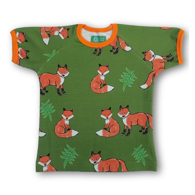 Naperonuttu Shirt SS Fox (French Terry),little-tiger-togs.
