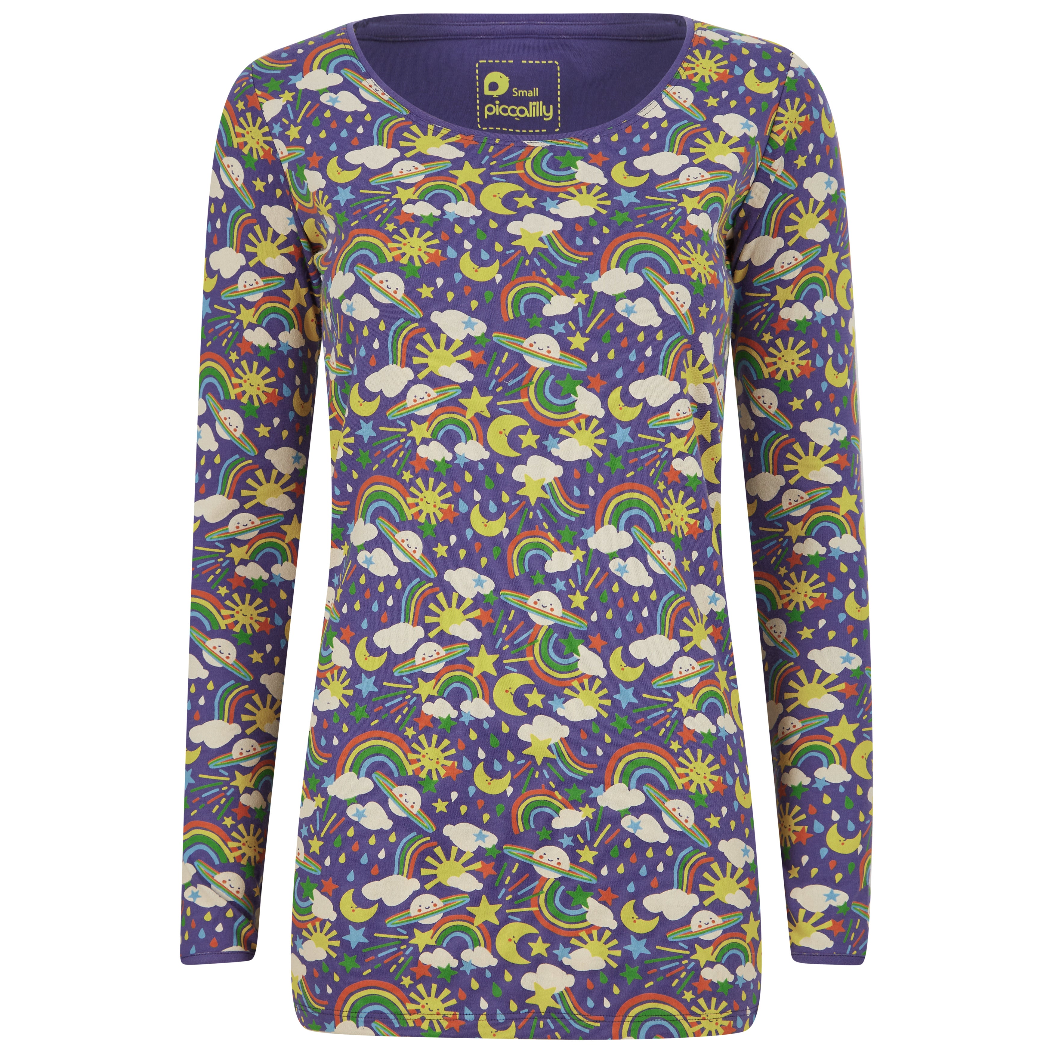 Piccalilly Fitted Top LS Cosmic Weather (Adult)