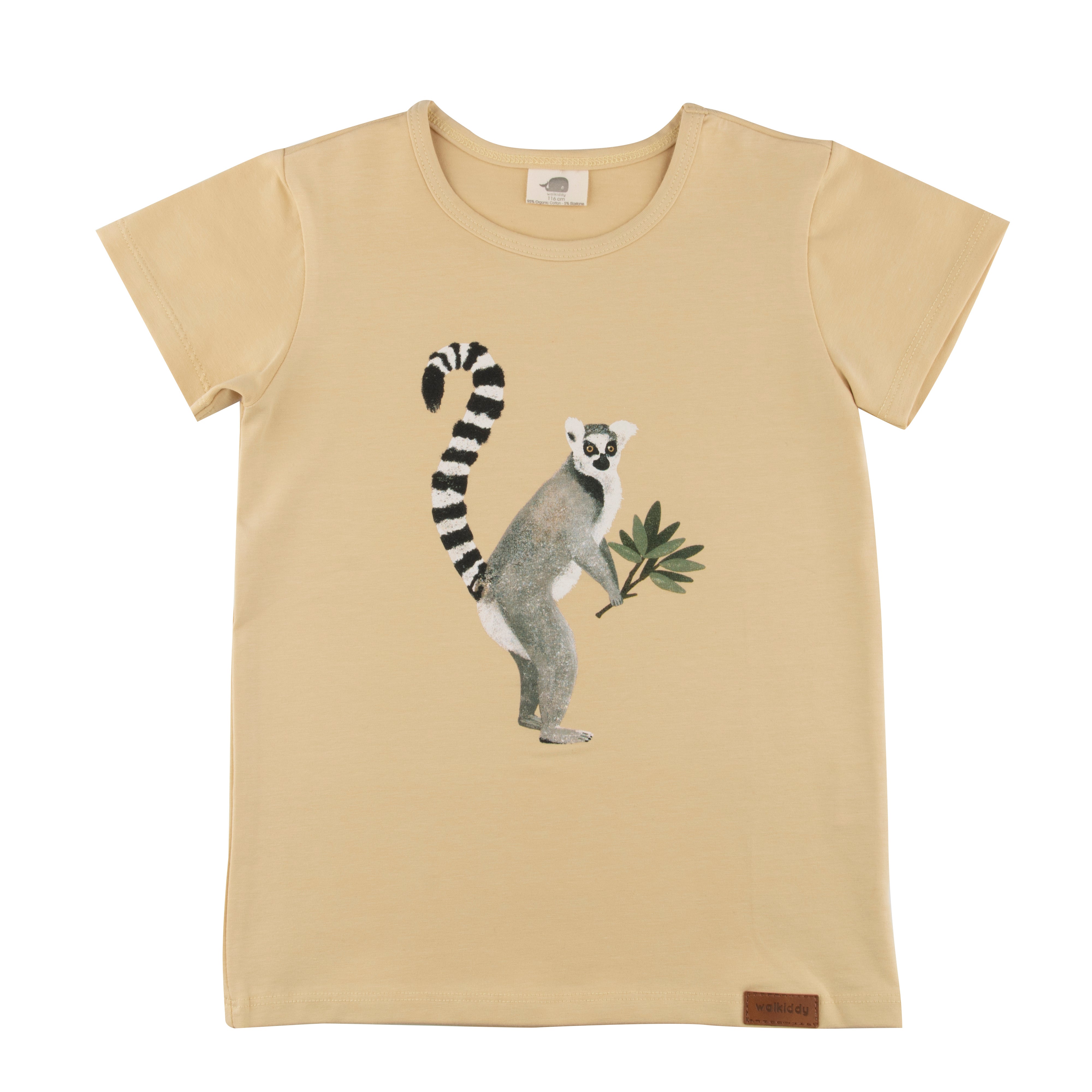 Walkiddy T-Shirt SS Lemurs