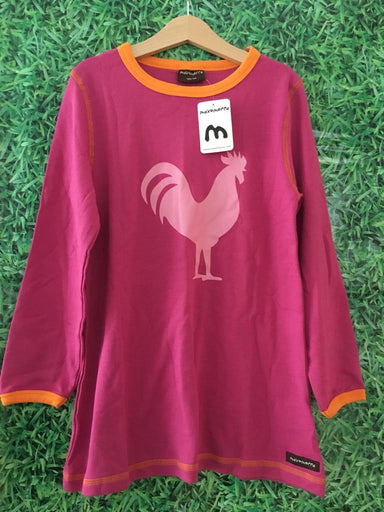 Maxomorra Top Tunic LS Rooster (110/116) - little-tiger-togs