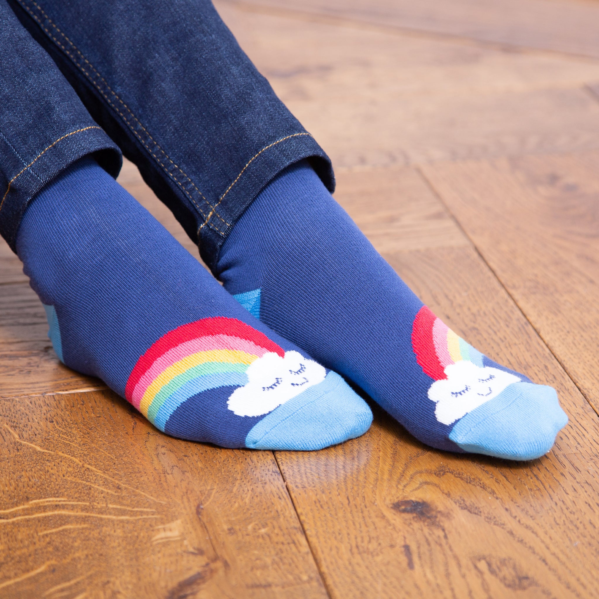 Kite Socks Rainbow Stripe (Adult)